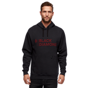 Black Diamond Stacked  Logo Hoody -