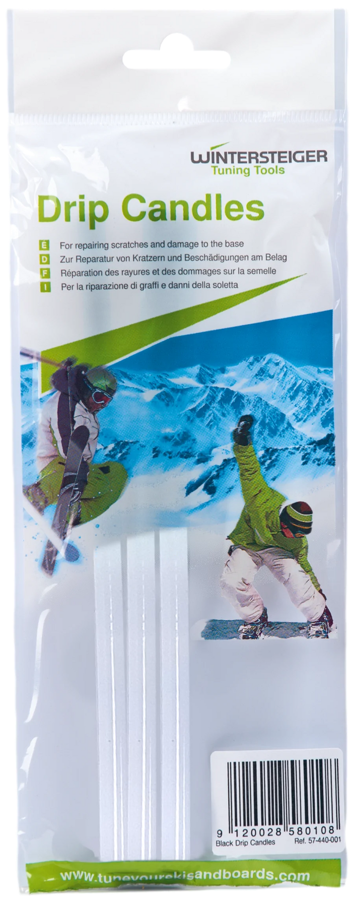 Wintersteiger Drip Candles Clear 3 Pack