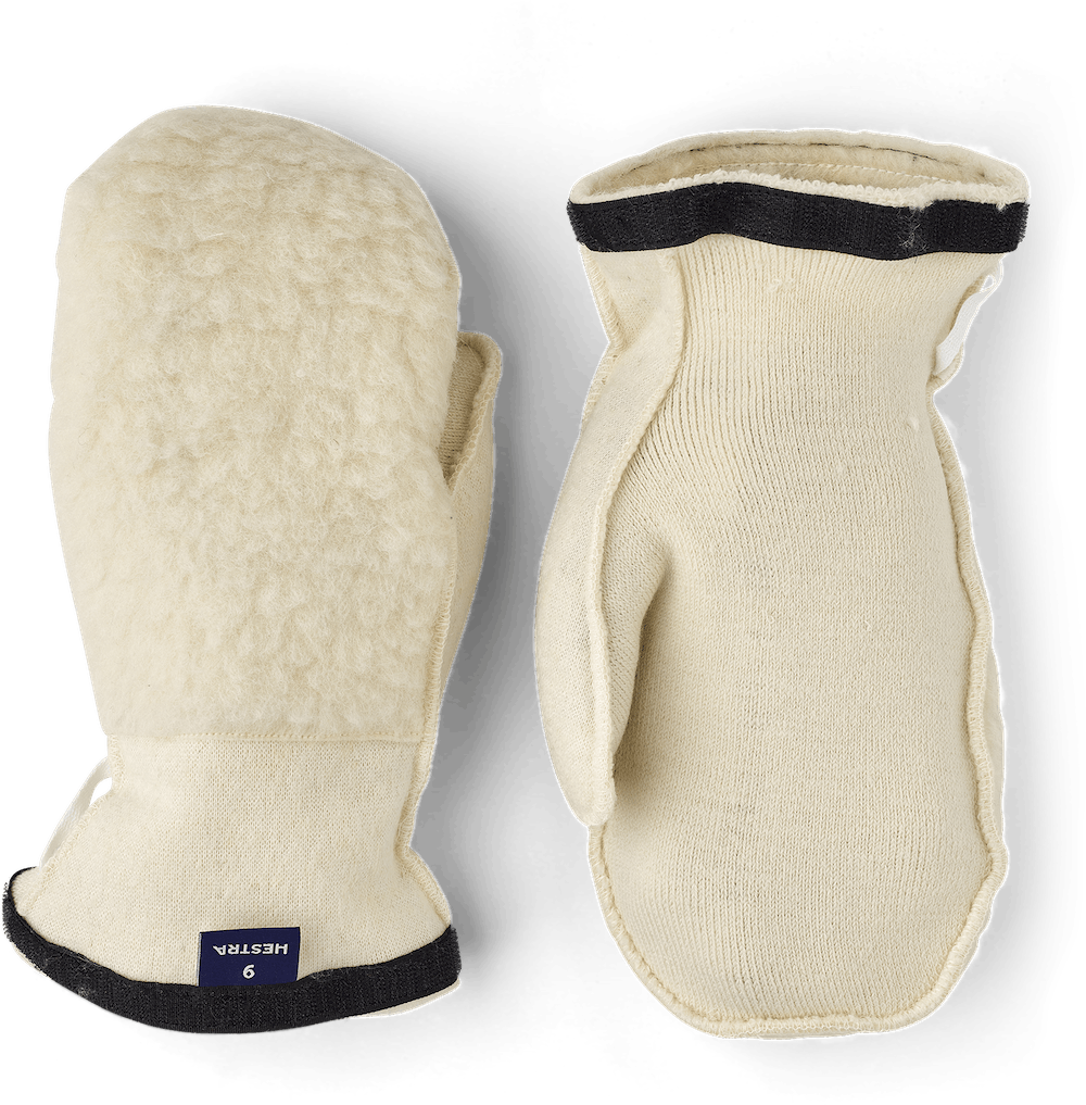 Hestra Heli Ski Wool Liner Mitt - Unisex