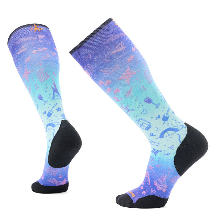 Smartwool Targeted Cushion Nature Doodles Print Socks - Unisex