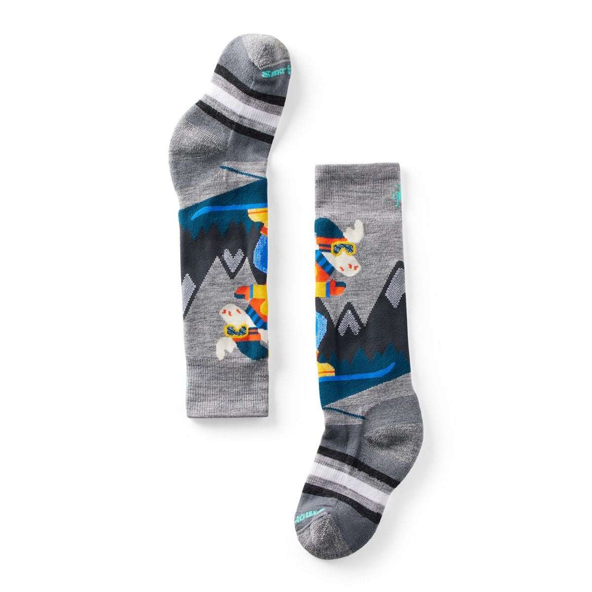 Smartwool Wintersport Full Cushion Mountain Moose Pattern Socks - Kids