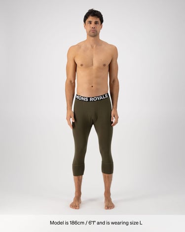 Mons Royale Cascade Merino 3/4 Legging - Men's