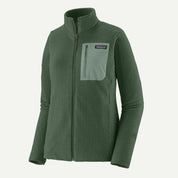 Green R1 zip u fleece for cool nights