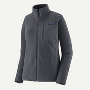 Grey-blue fleece zip up strong fabric
