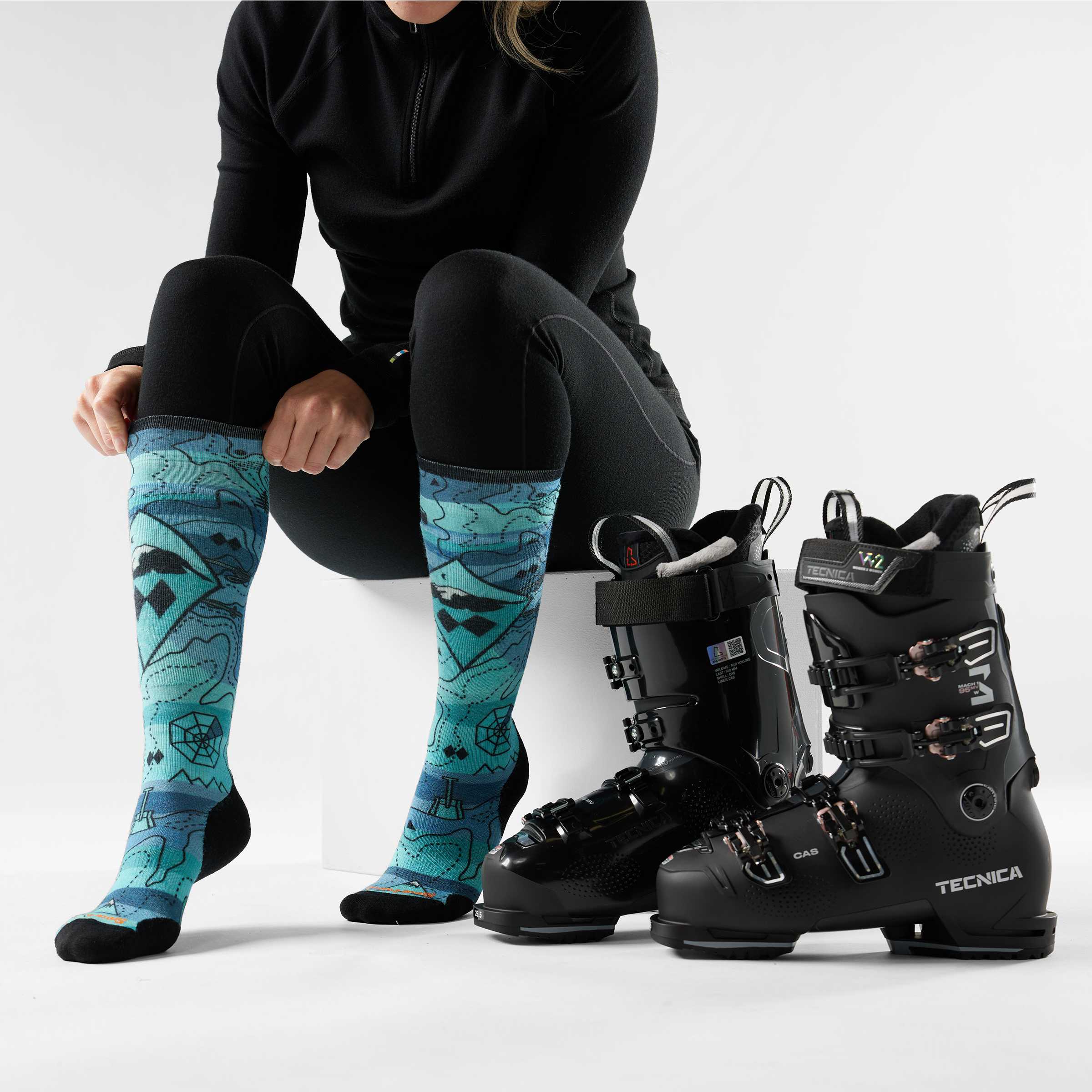 Smartwool Targeted Cushion Topo Treasures Print Socks - Women's