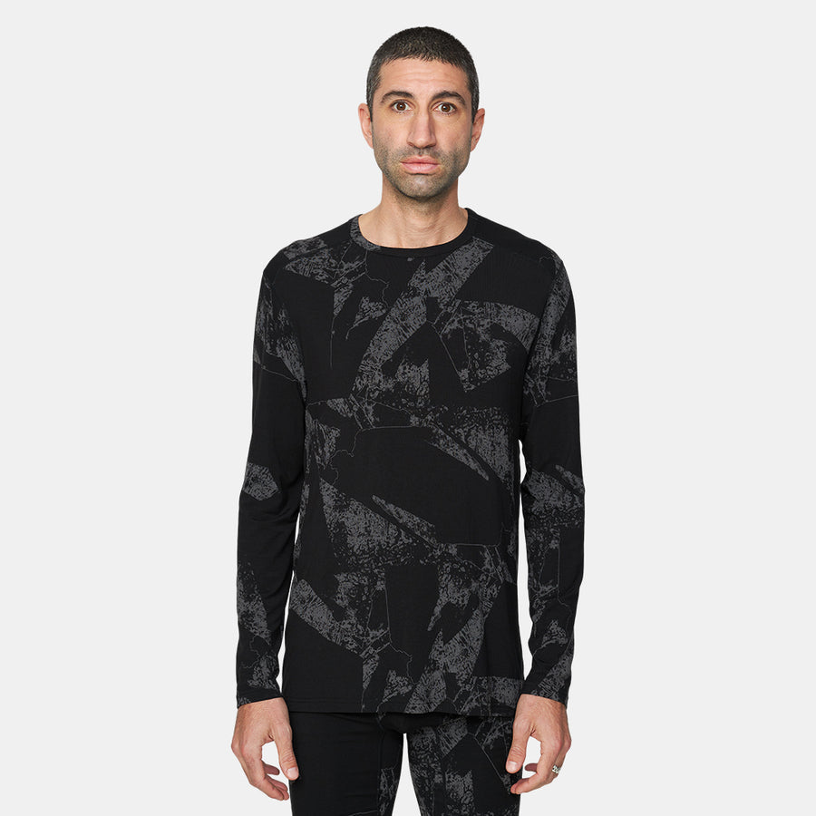 Le Bent Fractal Lightweight Crew - Men