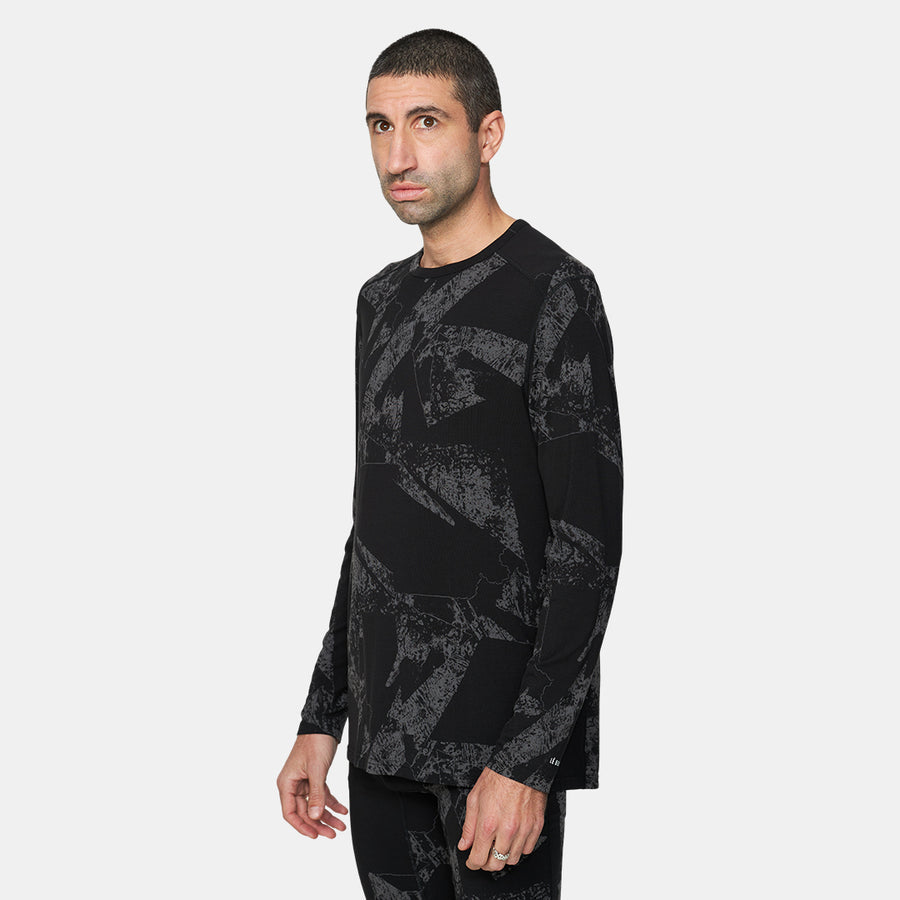 Le Bent Fractal Lightweight Crew - Men