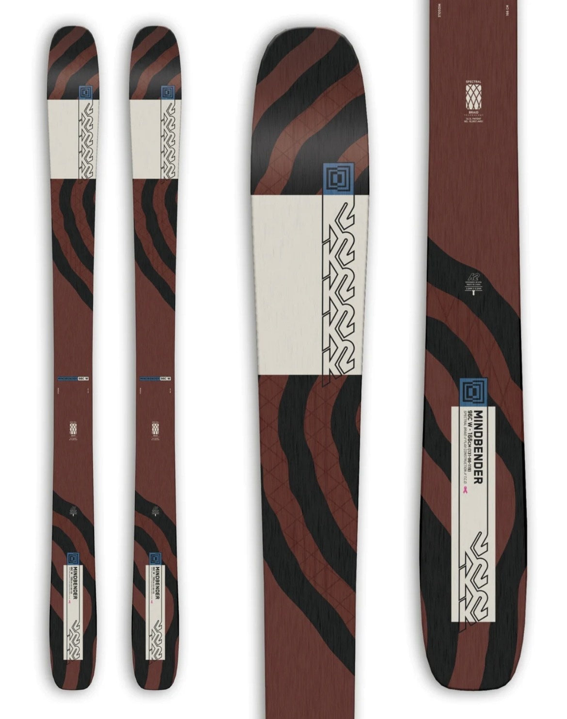 K2 Mindbender 96C W 2024 + Marker Squire 11