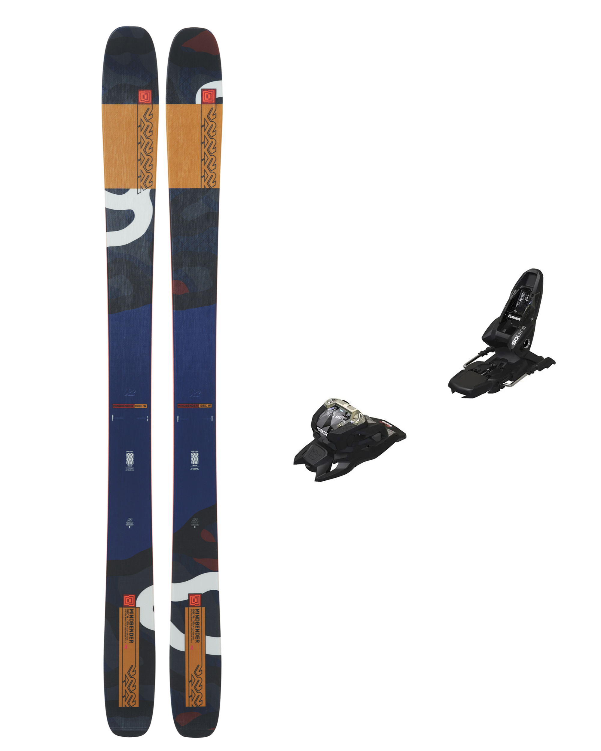 K2 Mindbender 106C W 2024 + Marker Squire 11