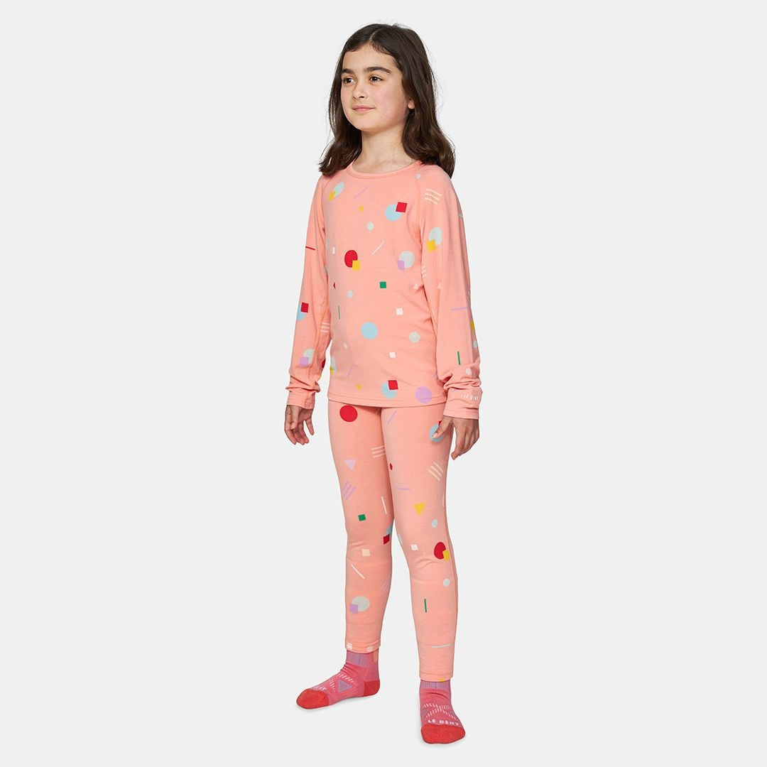 Le Bent Confetti Midweight Raglan Top 2025 - Junior