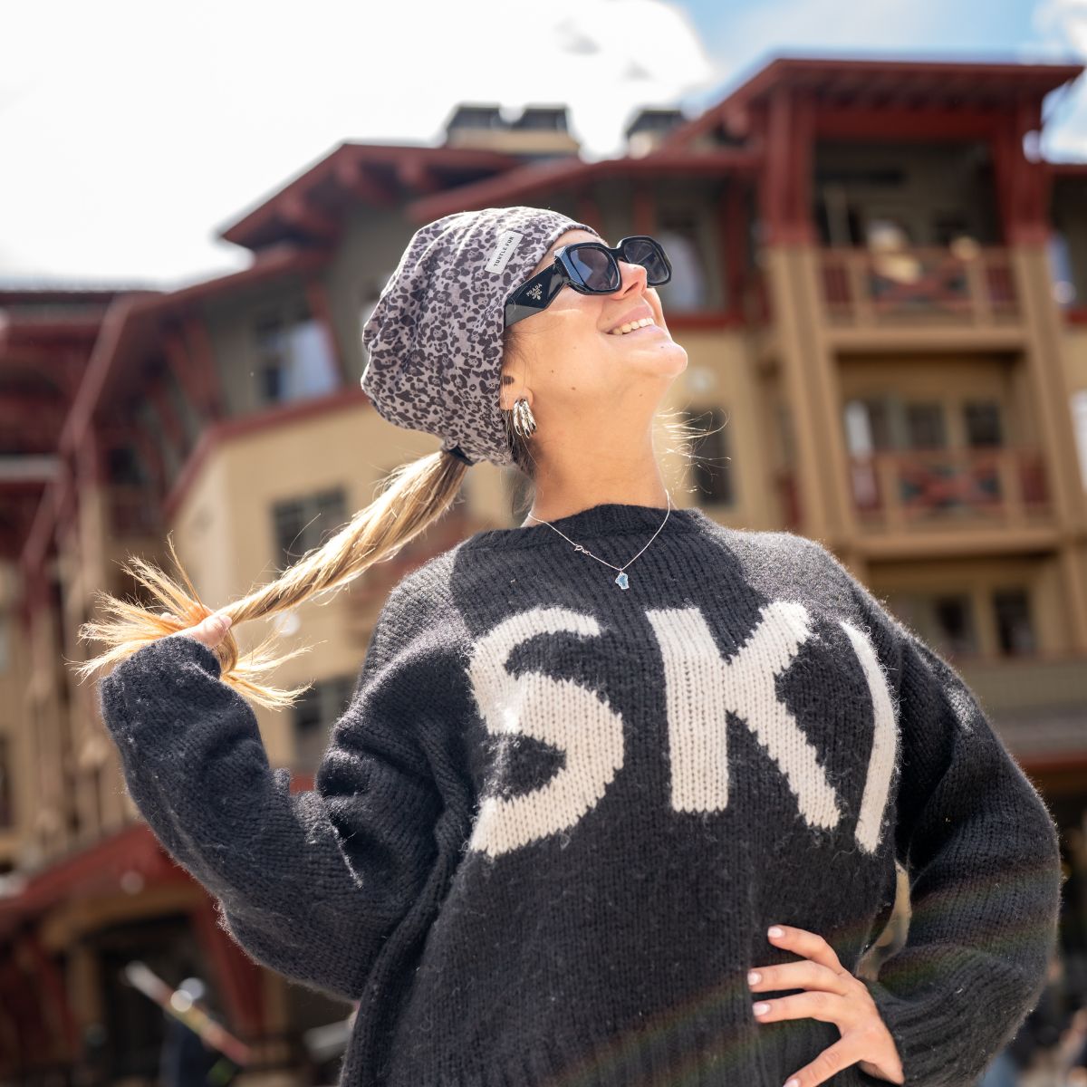 Turtle Fur Comfort Shell Tempo Ponytail Beanie