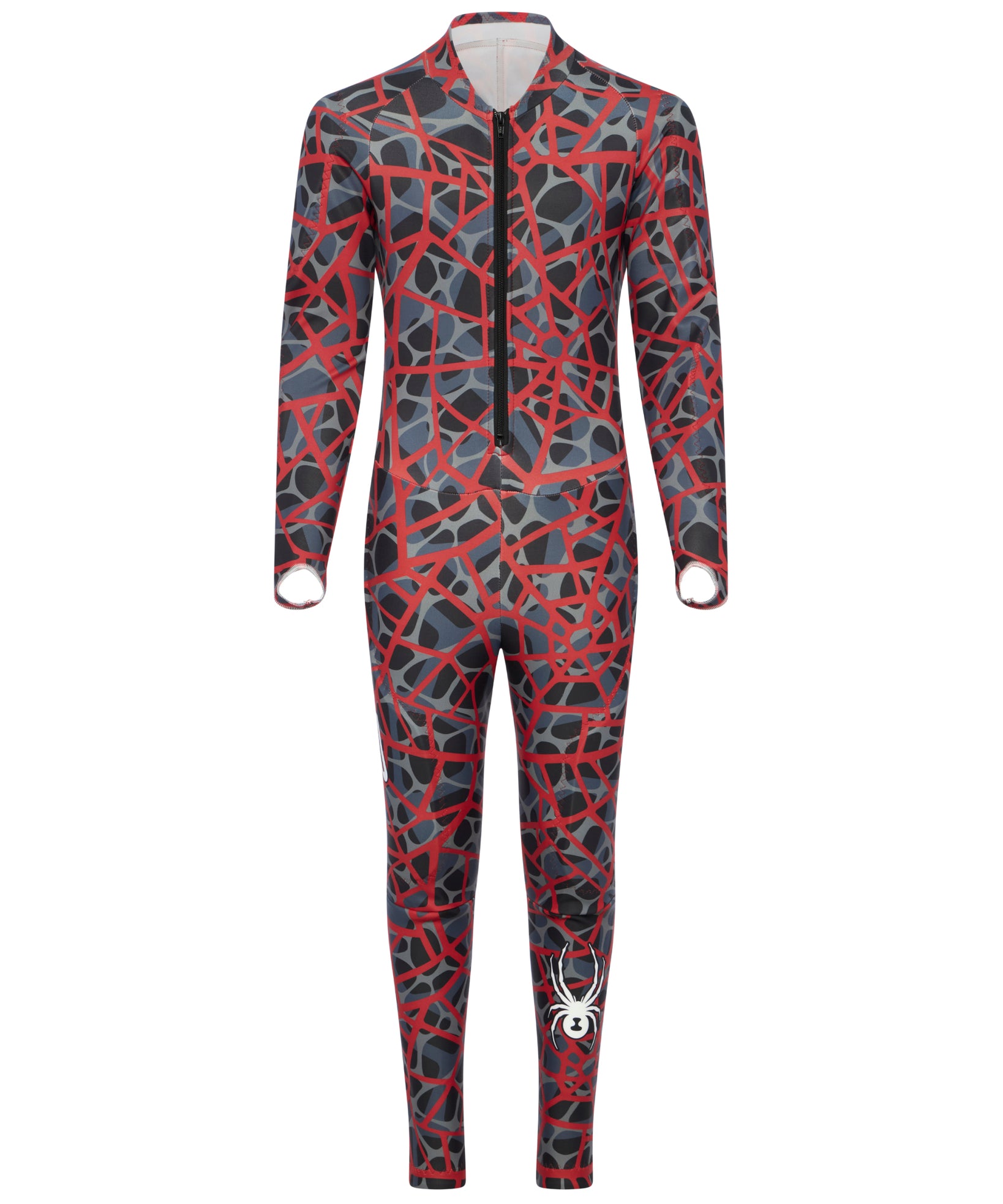 Black and red webbed GS race suit