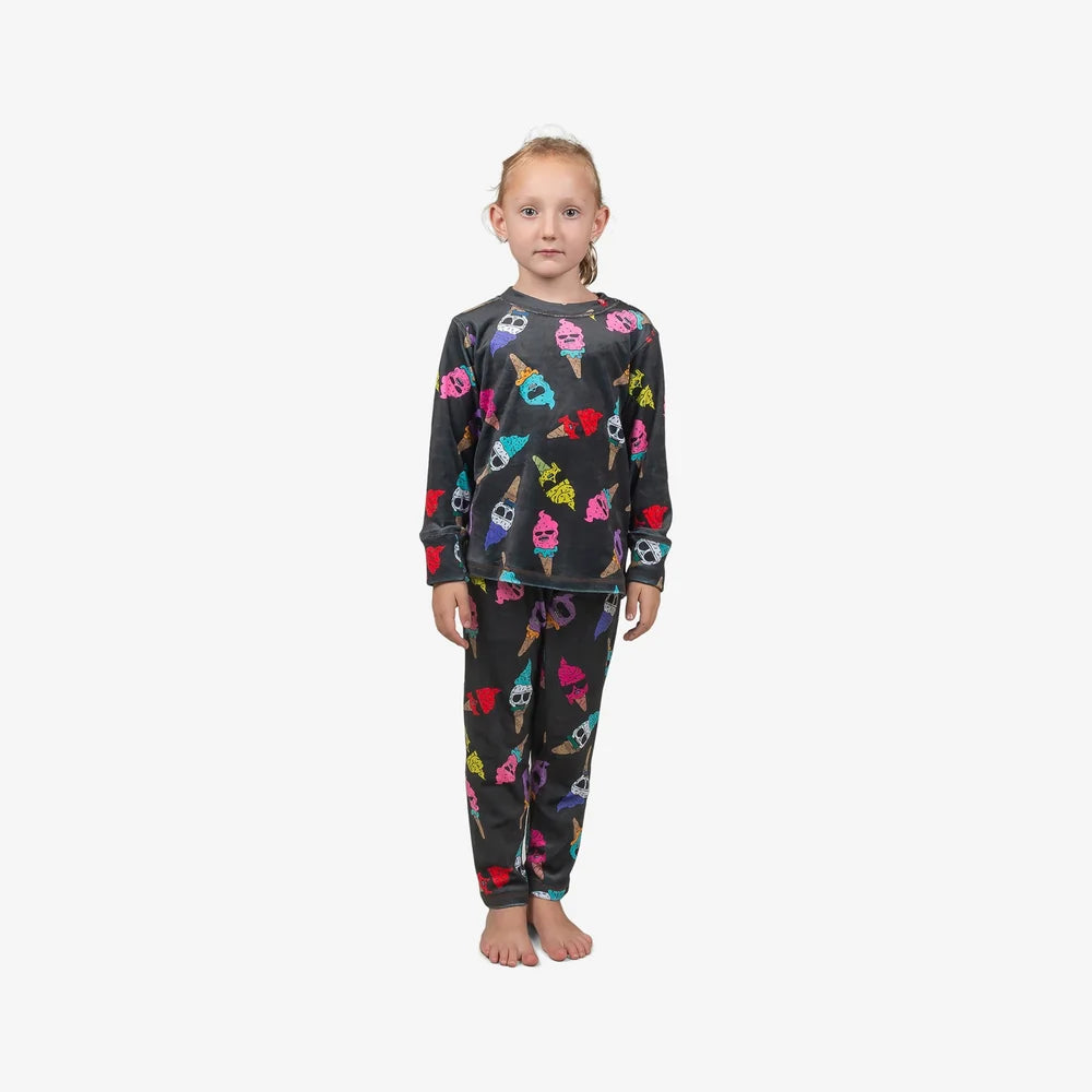 Airhole Milk Fleece Thermal Set - Junior