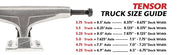 Tensor Alloy Trucks 2PK